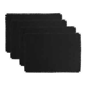 Solino Home Linen Fringe Placemats - 1 of 4