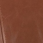 brown faux leather