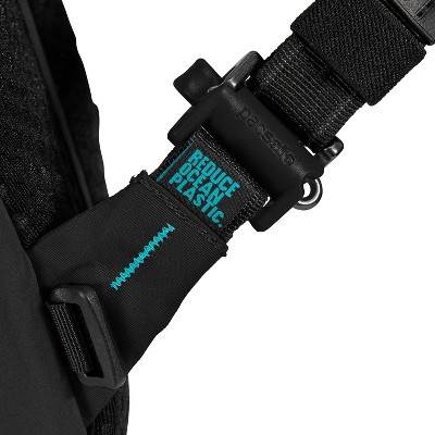 Pacsafe ECO 12L Anti Theft Sling Backpack (Econyl Black) — фото 8