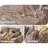 AMERLIFE Chaise Lounge Indoor, Plush Sleeper Chair with Throw Pillows - 3 of 4