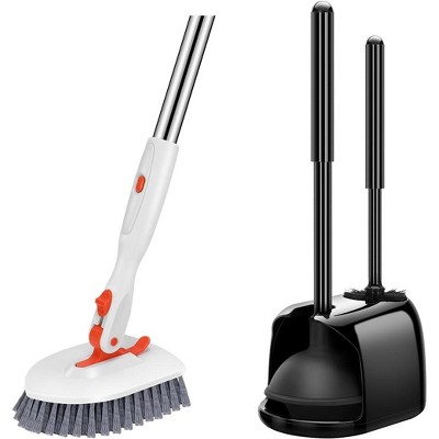 SetSail Floor Scrub Brush & SetSail Toilet Brush and Plunger Set