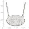 Black Bow Jewelry 10k White Gold Auburn Tigers NCAA Necklace 18 Inch - 2 of 4