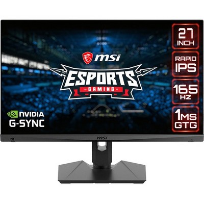 MSI Optix MAG274QRF 27" WQHD LED Gaming LCD Monitor - 16:9 - Black - 27" Class - In-plane Switching (IPS) Technology - 2560 x 1440