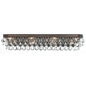 Crystorama Lighting Calypso 8 - Light Vanity in  Vibrant Bronze - 1 of 4