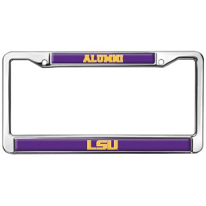 LSU Alumni Logo Full Size Standard License Plate Metal Frame - 1 of 4