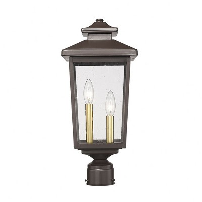 Millennium Lighting Eldrick 2 - Light Lantern in  Powder Coat Bronze