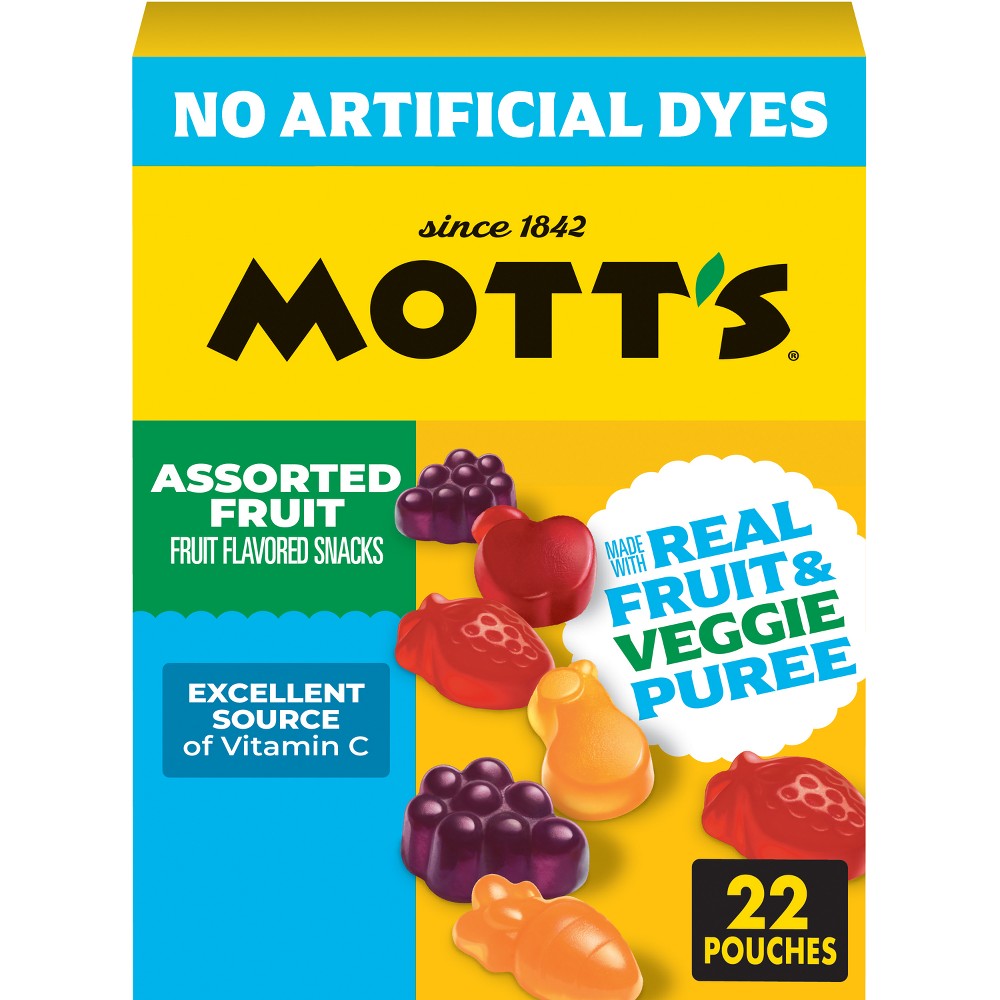 UPC 016000494329 product image for Mott's Assorted Fruit Flavored Snacks Value Pack - 19.2oz/22ct | upcitemdb.com