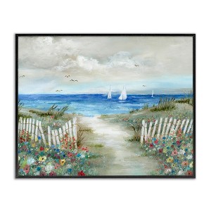Stupell Industries Gorgeous Traditional Beach Scene, 20" x 16" - 1 of 4
