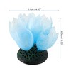 Unique Bargains Silicone Fluorescence Floating Aquarium Lotus Flower - 4 of 4