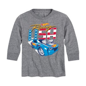 Boys' - Hot Wheels - Racing USA Long Sleeve Graphic T-Shirt - 1 of 4