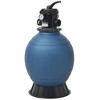 vidaXL Pool Sand Filter with 6 Position Valve Blue 18 inch - 2 of 4