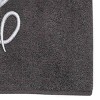 Avanti  Granite with Silver Script Monogram Bath Towel Letter   X - 3 of 3