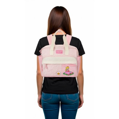 Super Mario Bros Pink Adult Mini Backpack with Character Icons and Adjustable Straps — фото 7