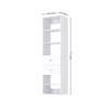 HOMLUX Custom Closet System Clothes Shoes Storage w/2-Flat Drawer & 5-Shelf Tower Unit,White - 3 of 4