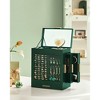 SONGMICS Jewelry Box with Glass Window 5-Layer Jewelry Storage Organizer with 3 Side Drawers - 2 of 4