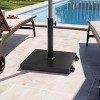 Crestlive Products Patio Umbrella Base 40lbs Umbrella Stand with Wheels Heavy Duty Concrete Stand - 2 of 4