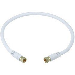 Câble Coaxial RG6 Numérique Blanc 100m - Aerials Satellites And Cables Ltd Pour TV Et Antenne
