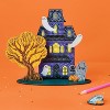 Halloween Craft Glow Haunted House Gem Art Scene Kit - Mondo Llama™ - 2 of 4