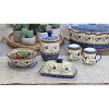 Blue Rose Polish Pottery M076 Manufaktura Berry Bowl With Plate - 2 of 2