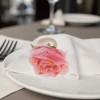 Unique Bargains Napkin Rings Simulated Rose Plastic 1 Pc - 3 of 3