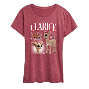 Women's - Rudolph - Clarice Bootleg Short Sleeve Graphic T-Shirt - 1 of 4