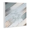 Stupell Industries Planked Shower Together Phrase, 12" x 12" - 3 of 4