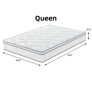 Rbied Memory Foam Mattress, 12 Inch Hybrid Mattress with Gel Memory Foam, Dust-proof and Anti-allergic Safety Material - 1 of 4
