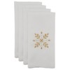 Saro Lifestyle Table Napkins With Snowflake Design (Set of 4) - 3 of 4