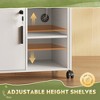 File Cabinet with Charging Station, Lockable Lateral Filing Cabinets for Home Office, Printer Cabinet for A4/Letter Size File Folders - 4 of 4