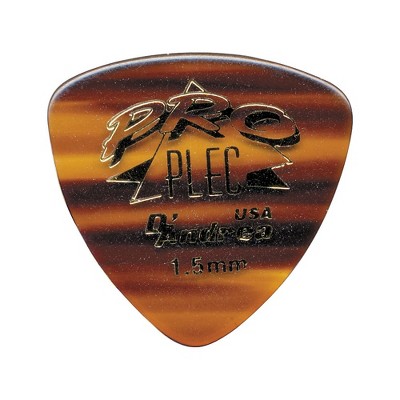 D'Andrea Pro Plec Rounded Triangle Picks - One Dozen Shell 1.5 mm