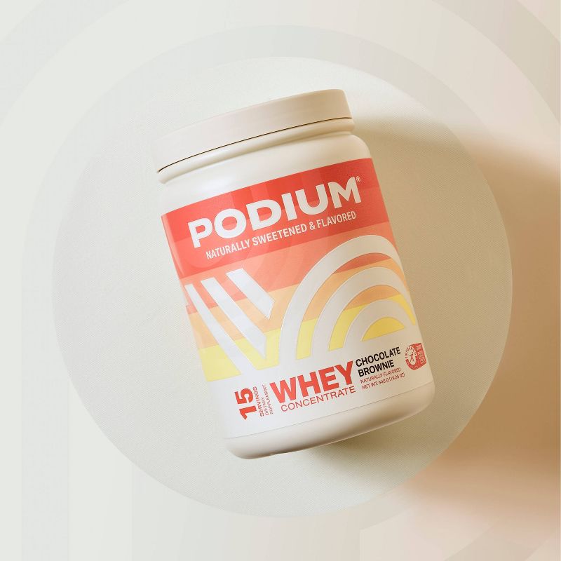 Podium Nutrition Whey Protein - Chocolate Brownie - 1.34lb/ 15 Servings, 6 of 15