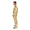 70's Gold Suit Disco Man Adult Costume - image 2 of 4