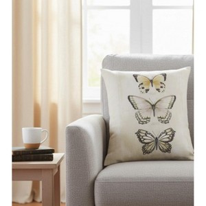 Accent Pillow 13x18 inch Fern Pattern Design – Sofa & Chair Decor by Manual Woodworkers and Weavers - 1 of 3