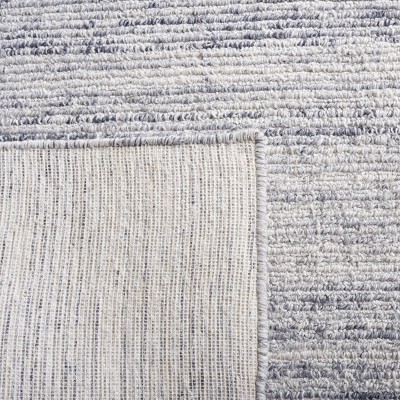 Mirage Blue and Ivory Hand Tufted 4' x 6' Viscose Rug