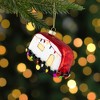 Northlight Decked Out Holiday Camper Glass Christmas Ornament - 3" - White and Red - 2 of 4