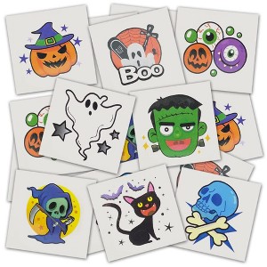 ArtCreativity Halloween Temporary Tattoos (Pack of 160) - 1 of 4