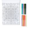 Complex Coloring Book with Markers Mandala - Bullseye's Playground™ - 2 of 3