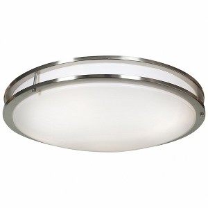 Access Lighting Solero 1 - Light Flush Mount in  Brushed Steel - 1 of 1