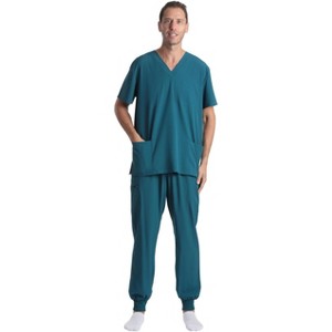 Just Love Men's 2-Piece V-Neck Medical Scrub Set - 1 of 1