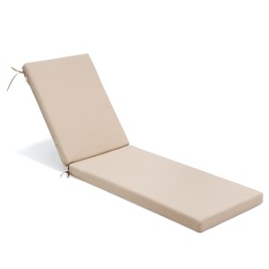 Pellebant 2 Pcs 70 inch Chaise Lounge Cushion for Patio Poolside Garden Deck Indoor Outdoor Chaise Lounge - 1 of 4