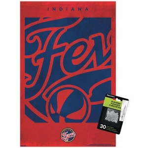 Trends International WNBA Indiana Fever - Logo 25 Unframed Wall Poster Prints - 1 of 4