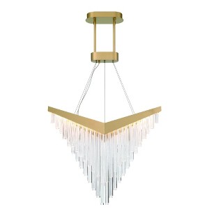 Eurofase Lighting Vivien 1 - Light Chandelier in  Gold - 1 of 1