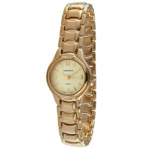 TIMETECH Women's Gold Plated Panther Link Bracelet Dress Watch - 1 of 1