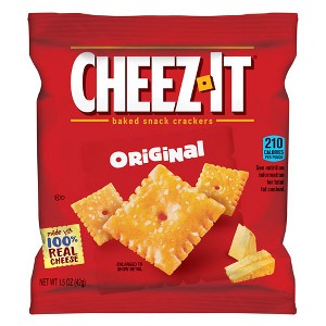 Sunshine Cheez-It Crackers, 1.5 oz Single-Serving Snack Pack, 8/Box - 1 of 1