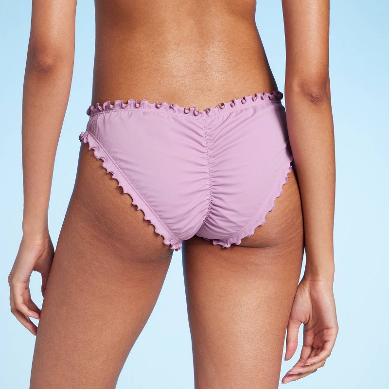 Women's Ruffle Cheeky Bikini Bottom - Shade & Shore™, 3 of 7