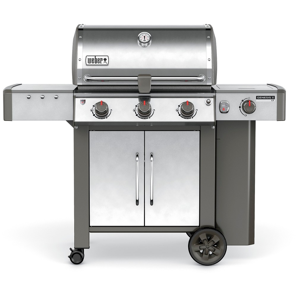 UPC 077924043574 product image for Weber Genesis II LX S-340 3 Burner LP Gas Grill- Stainless Steel (Silver) | upcitemdb.com