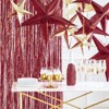 PartyWoo Fringe Curtain Retro Red Foil 3.3x6.6 Feet 2 pcs - 4 of 4