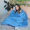 Tirrinia Wearable Blanket Oversized Hoodie for Adults, Patterns Sweatshirt Blanket, as Warm & Funny Gifts for Men Women Girlfriend - 2 of 4