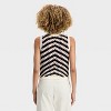 Women's Crewneck Crochet-Style Pullover Sweater Tank - A New Day™ - 2 of 3