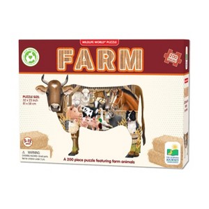 The Learning Journey International Wildlife World Puzzle - Farm 200pc Jigsaw Puzzle - 1 of 4